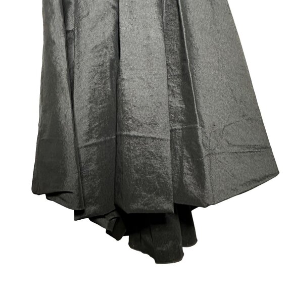 Xscape Off the Shoulder Cap Sleeve Stretch Taffeta Dress Size 2 Black Formal - Picture 4 of 12